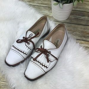 Walter Genuin Kiltie Golf Oxford Leather Shoes 7.5